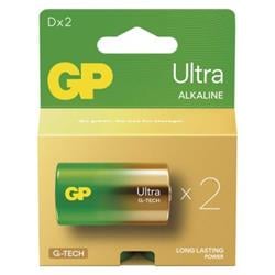 GP alkalická baterie ULTRA D velké mono (LR20) 2pack