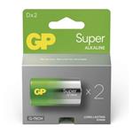 GP alkalické batérie SUPER D veľké mono (LR20) 2balenia