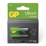 GP alkalické batérie ULTRA PLUS D veľké mono (LR20) 2balenia