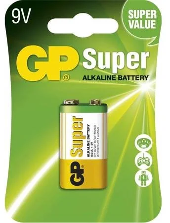 GP Batérie Super Alkaline 9V blister blister, 1 kus