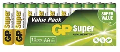 GP Super alkalické batérie 15A LR06 (AA, tužkové) 1,5V 10 ks