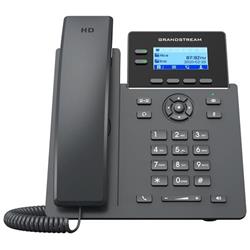 Grandstream GRP2602W/ telefón VoIP/ 2,21" podsvietený grafický displej/ 4x SIP/ 2x LAN 10/100 Mbps/ PoE/ WiFi/ GDMS