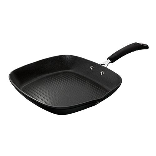 Grilovacia panvica BerlingerHaus s titánovým povrchom 28 cm čierna Professional Line LP-KL-004