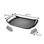 Grilovacia panvica Tescoma SmartCLICK, 42 x 28 cm