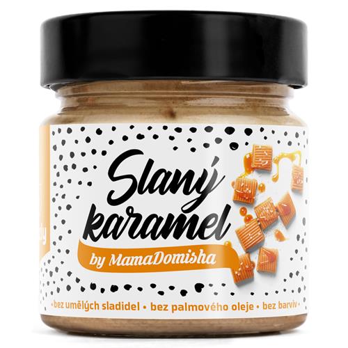 GRIZLY arašidový krém Soľný karamel od MamaDomisha, 250 g