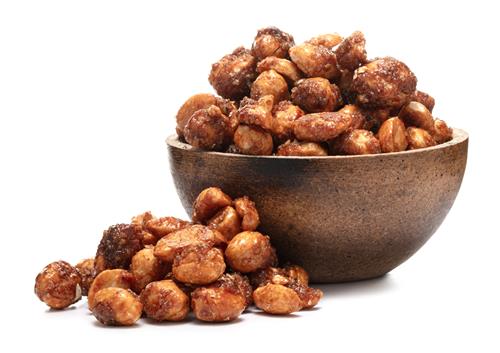 GRIZLY Arašidy v slanom karameli s medom 500 g
