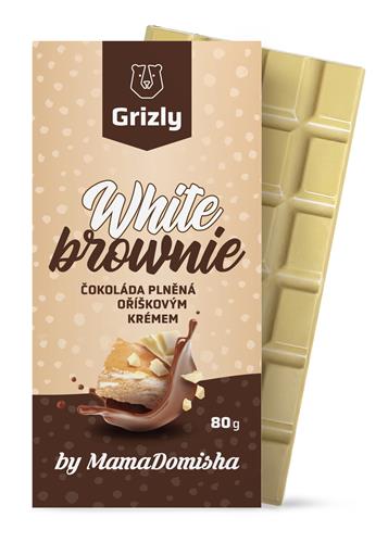 GRIZLY Čokoládové biele brownie od MamaDomisha, 80 g