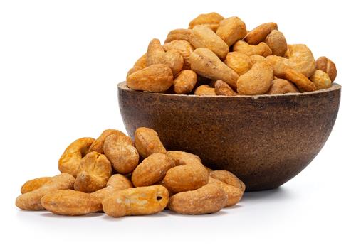 GRIZLY Kešu pražené solené červené korenie 250 g