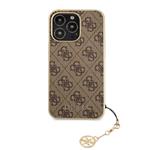 Guess 4G Charms Zadní Kryt pro iPhone 13 Pro Max Brown