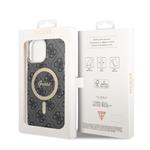 Guess 4G IML MagSafe Zadní Kryt pro iPhone 13 Pro Max Black