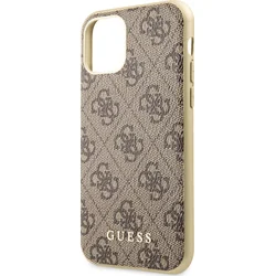 Guess 4G Zadní Kryt pro iPhone 11 Brown