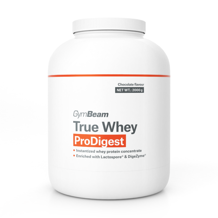 GymBeam True Whey ProDigest 2 kg - čokoláda