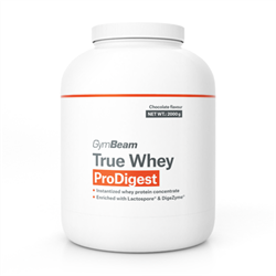 GymBeam True Whey ProDigest 2 kg - čokoláda