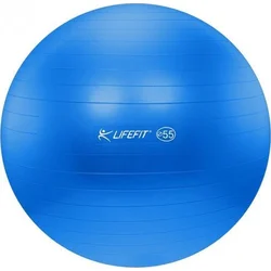 Gymnastická lopta LIFEFIT ANTI-BURST 55 cm, modrý F-GYM-55-12
