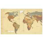 Hama album memo WORLD MAP 10x15/200, popisné etikety