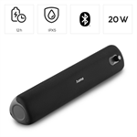 Hama Bluetooth reproduktor PipeRoll 3.0, voděodolný IPX5, 20 W, černý