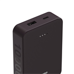 Hama Colour 10, powerbank 10000 mAh, 3 A, výstup: USB-C, USB-A, slivka