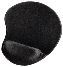 HAMA ergonomická gélová podložka pod myš, čierna (54777)