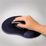 Hama ergonomická gelová podložka pod myš, modrá (54778)