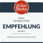 Hama Fit Watch 5910, športové hodinky čierne, vodotesné, GPS, meranie tepu, krokomer atď.