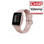 Hama Fit Watch 5910, športové hodinky, vodotesné, GPS, srdcový tep, kalórie, krokomer atď., ružové zlato