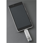 Hama Flash Pen Laeta, USB-C/USB-A 3.1, 256 GB, 40 MB/s, strieborná