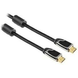 HAMA HDMI na HDMI 1.4, 3m, zlacený, feritové filtry (83057)