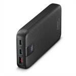 Hama PD 10 powerbank, 10000 mAh, 3 výstupy: 2x USB-C, 1x USB-A, LED displej, PD, Qualcomm