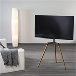Hama Podlahový TV stojan z pravého dreva, 400x400, drevo