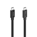Hama Thunderbolt 5 kabel, USB-C, 1 m, 80 Gb/s, 240 W