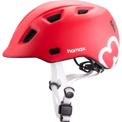 Hamax Thundercap  47-52cm - červená/stříbrné pásky 