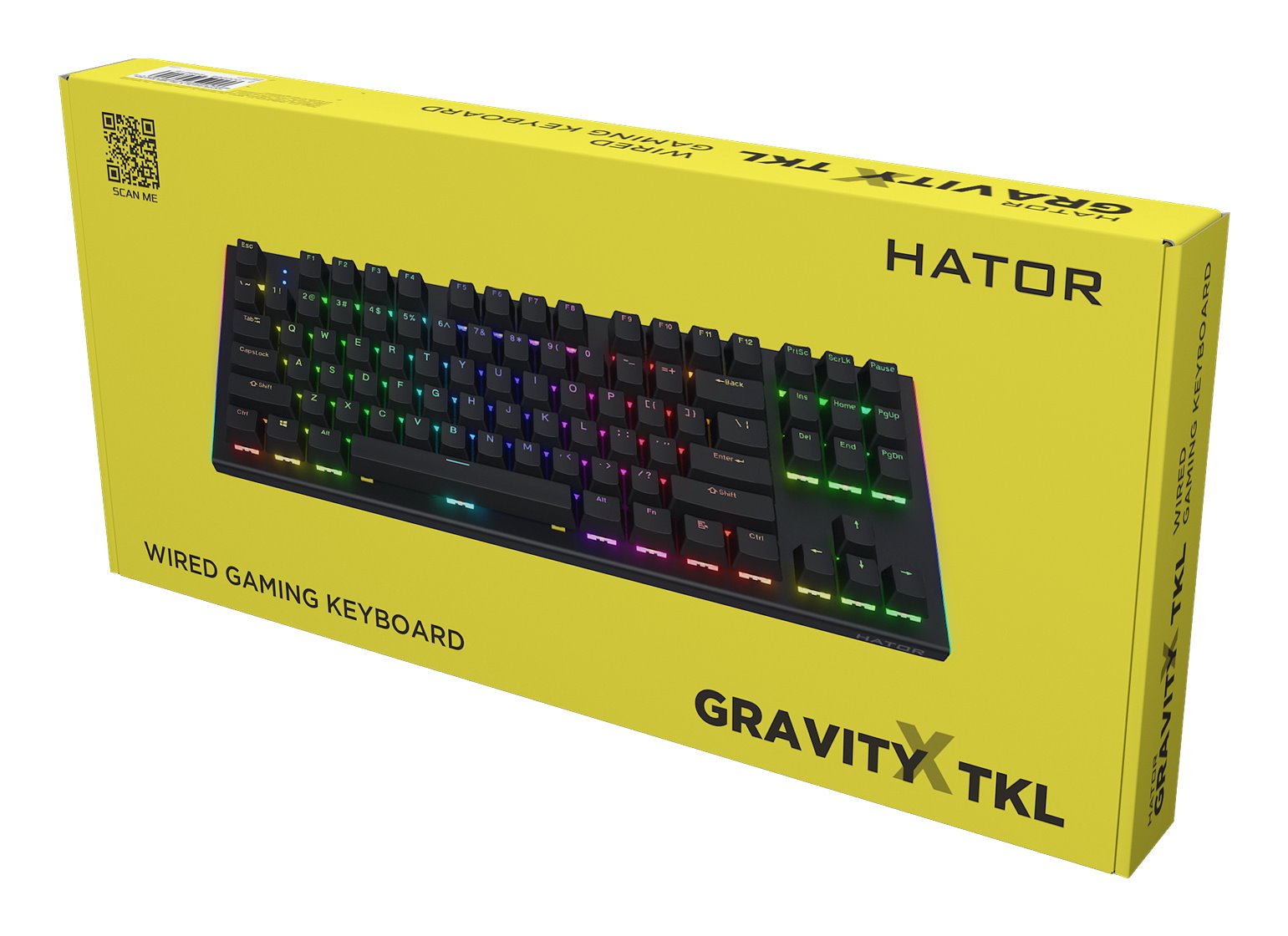 Hator Gravity X TKL černá