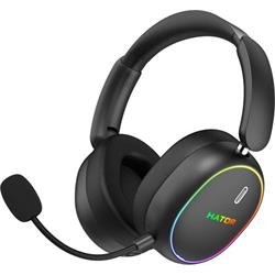 Hator PHOENIX 2 bezdrátová sluchátka černá