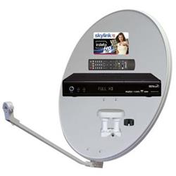 HD satelitní komplet Bensat 250IR + karta SKYlink