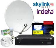 HD satelitní komplet Strong SRT7504 IRDETO + karta SKYlink