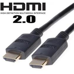 HDMI 2.0 High Speed + Ethernet kabel, zlacené konektory, 7,5m