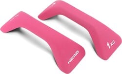 HEAD Činky s funkcí podpěr na kliky 1 kg - 2ks, růžové
