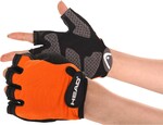 HEAD Fitness rukavice L, černo-oranžové