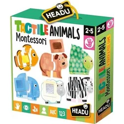 HEADU: Montessori - Dotykové puzzle - Zvířátka 8059591420188 - Stolní hry
