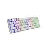 Herná klávesnica Genesis THOR 660/RGB/Gateron Brown/Wireless USB + Bluetooth/US layout/White