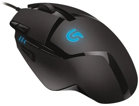 Herná myš Logitech G402 Hyperion Fury - čierna/modrá
