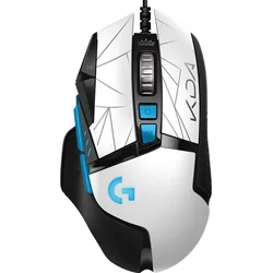 Herná myš Logitech G502 Hero KDA - čierna/biela