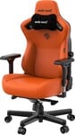 Herná stolička Anda Seat Kaiser 3 Premium – veľkosť XL – oranžové PVC