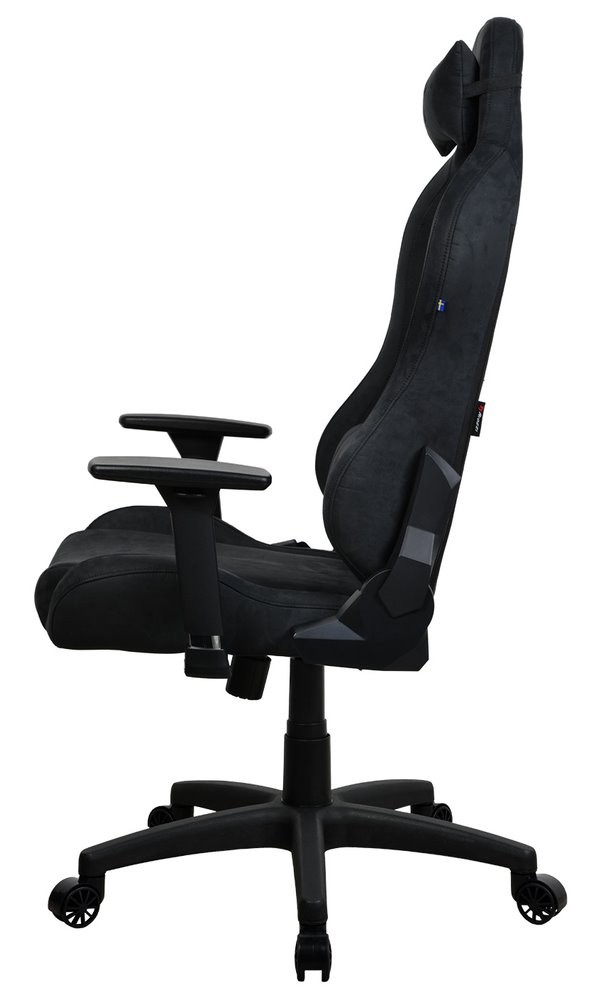 Herné kreslo AROZZI TORRETTA SuperSoft/ povrch z látky/ čierne