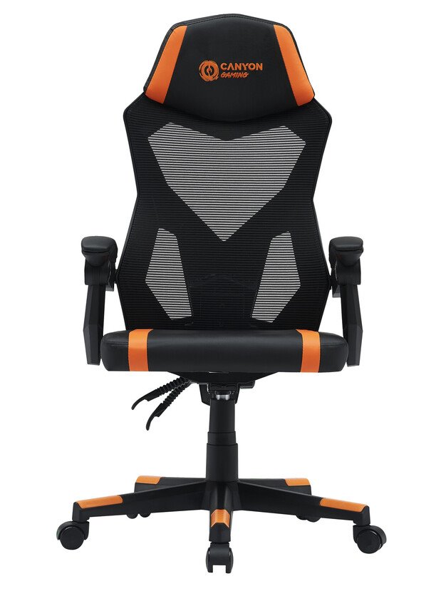 Herné kreslo CANYON Flow MCH01 Mesh Black orange