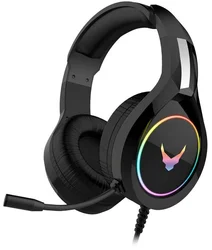 Herný headset Omega VARR RGB s mikrofónom čierny VH6060
