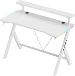 Hero 1.9 RGB White 120 cm gaming desk