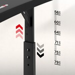 Hero 3.6 gaming desk Black