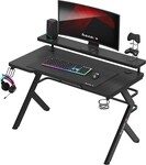Hero 5.0 Black 120 cm gaming desk