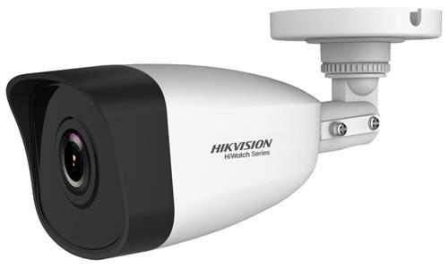 HIKVISION HiWatch IP kamera HWI-B121H(C)/ Bullet/ 2Mpix/ 4 mm objektív/ H.265/ ochrana IP67/ IR do 30 m/ kovový plast